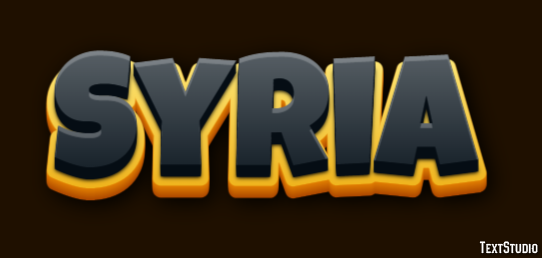 Syria Text Effect