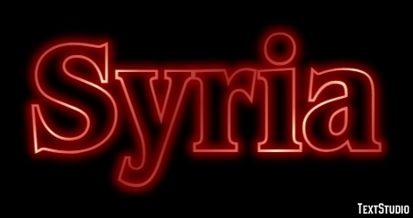 Syria Text Effect