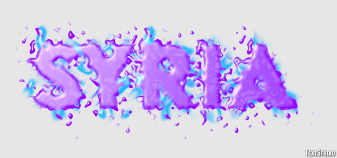 Syria Text Effect