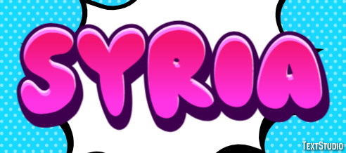 Syria Text effect