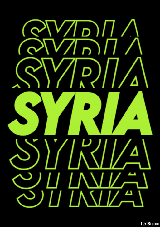 Syria Text Effect