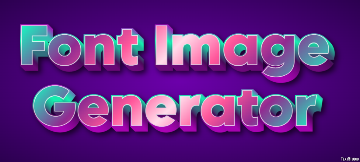 Font Image Generator Text Effect