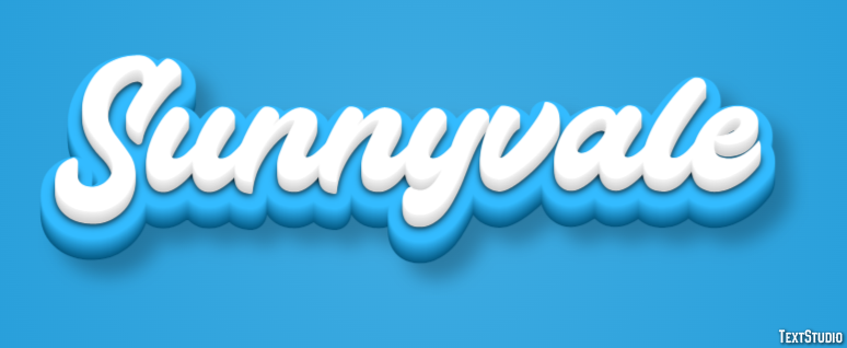 Sunnyvale テキスト効果
