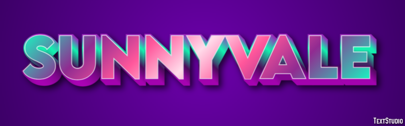 Sunnyvale Efekt tekstowy