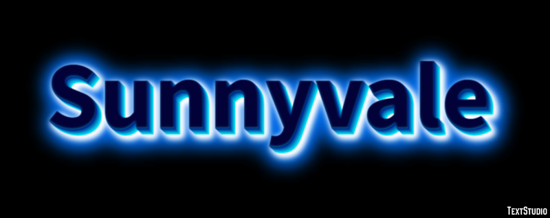 Sunnyvale Efekt tekstowy