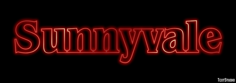 Sunnyvale テキスト効果
