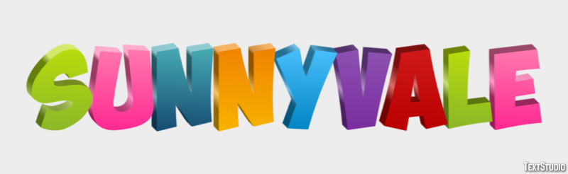 Sunnyvale テキスト効果