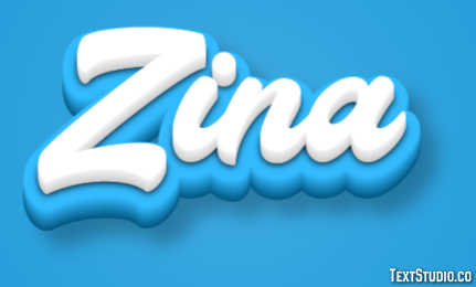 Zina Text Effect