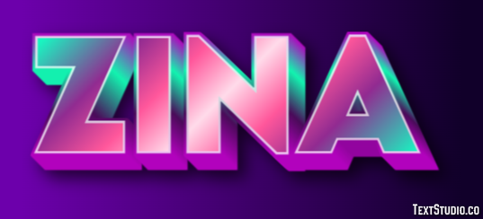 Zina Text Effect