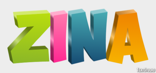 Zina Text Effect