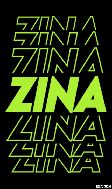Zina Text Effect