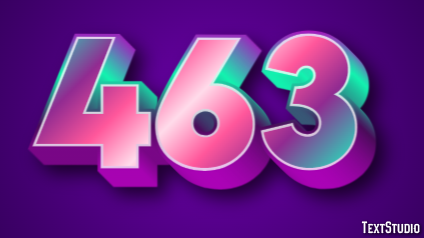 463 Text Effect