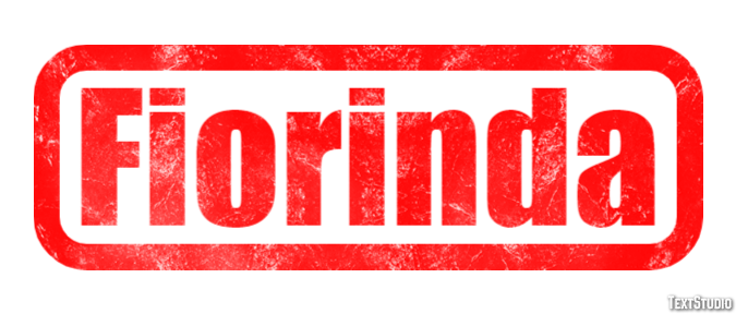 Fiorinda Effetto testo