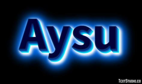 Aysu テキスト効果