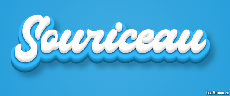 Souriceau Effet de texte