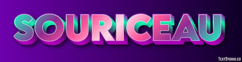 Souriceau Effet de texte