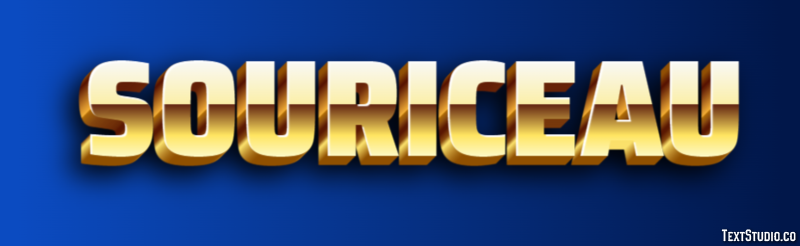 Souriceau Effet de Texte