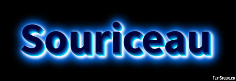 Souriceau Effet de texte