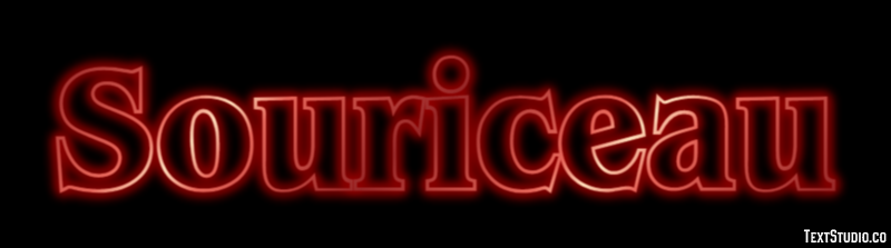 Souriceau Effet de texte