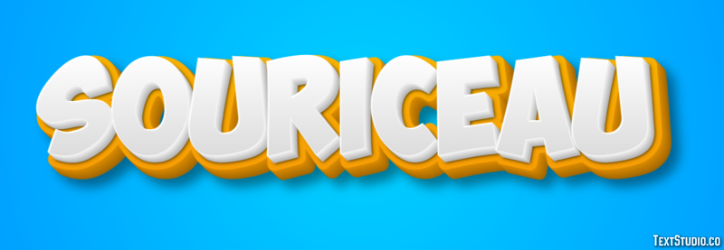 Souriceau Effet de texte