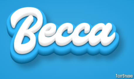 Becca Effetto testo