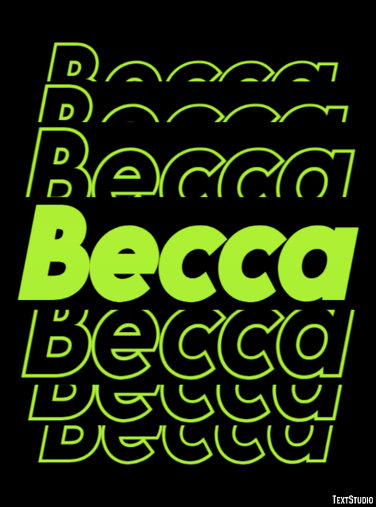 Becca Efecto de Texto