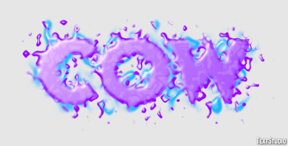 Cow Texteffekt