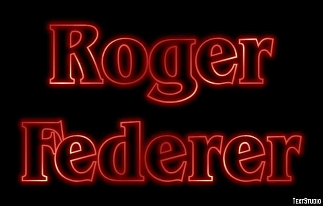 Roger Federer Tekst Effect