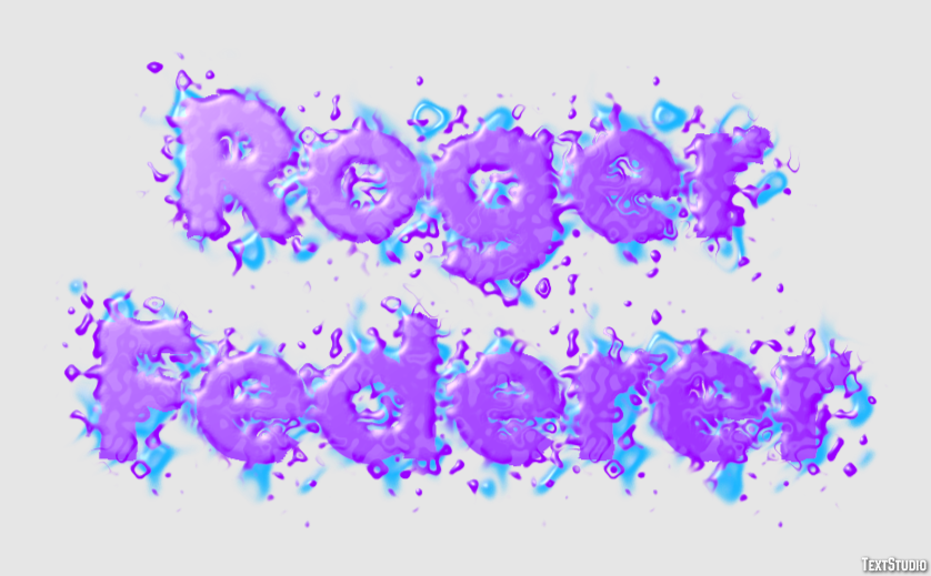 Roger Federer Text effect