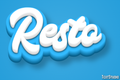 Resto Efeito de texto