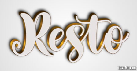 Resto Efeito de texto