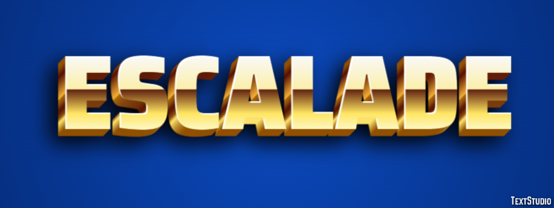 Escalade Efecto de Texto
