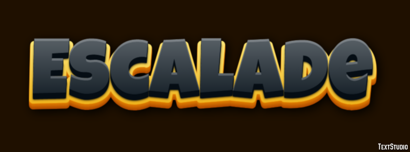Escalade Efecto de Texto
