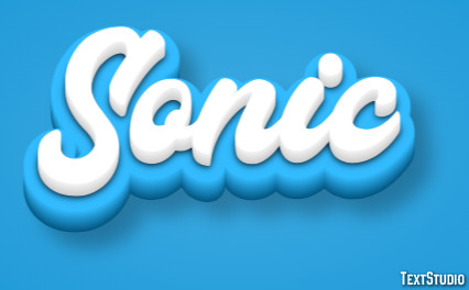 Sonic Texteffekt