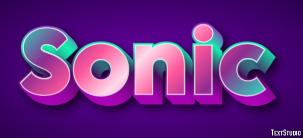Sonic Texteffekt
