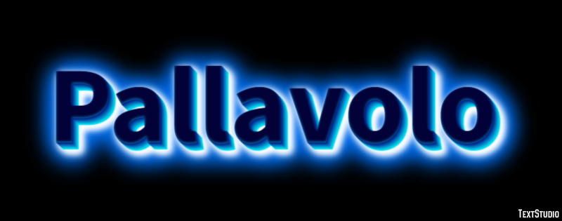 Pallavolo Efecto de texto