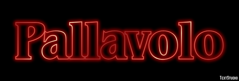 Pallavolo Effetto testo