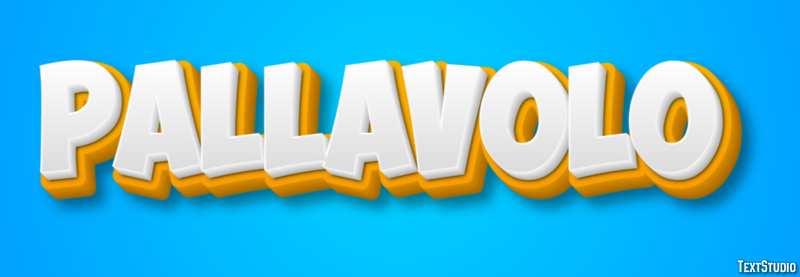 Pallavolo Efecto de texto