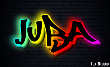 Juba Efecto de Texto