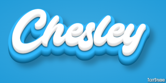 Chesley Text effect