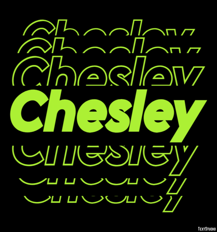Chesley Text effect