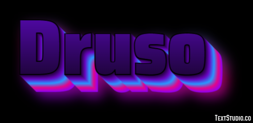Druso Efeito de texto