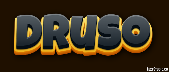 Druso Efeito de texto