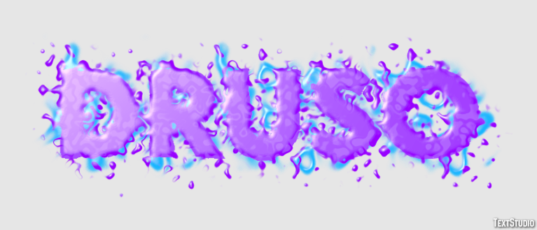 Druso Efecto de Texto