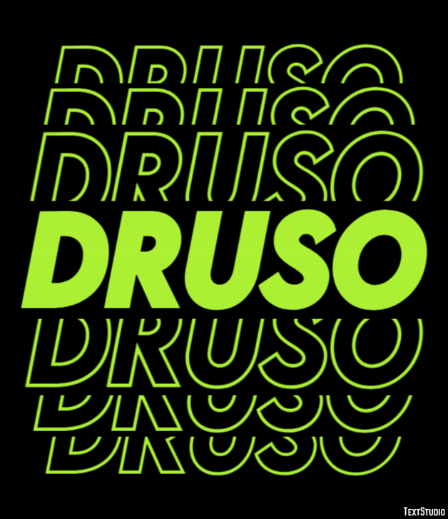 Druso Efecto de Texto