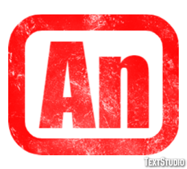 An Эффект текста