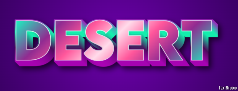 Desert Text effect