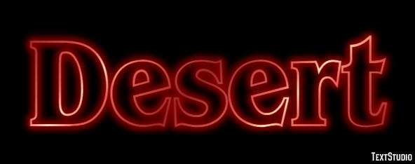 Desert Text effect