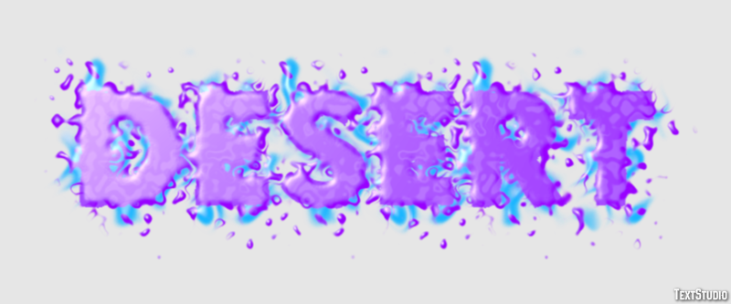 Desert Text Effect