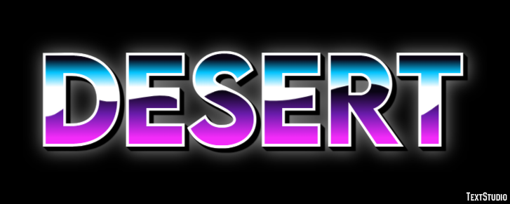 Desert Text Effect